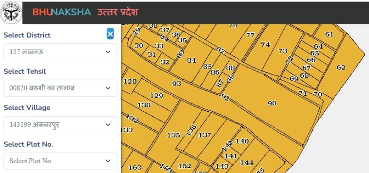 bhu naksha लखनऊ, उत्तर प्रदेश